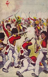 A infantaria leve das montanhas. A carga da cavalaria Mahratta em Assaye, 1803, 1939