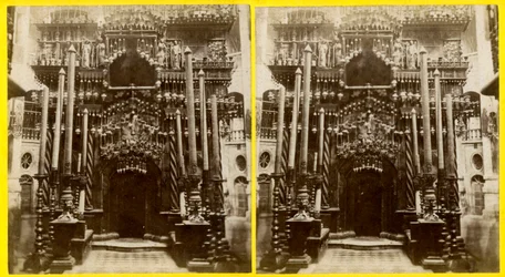 O Santo Sepulcro, Jerusalém, Palestina, 1900