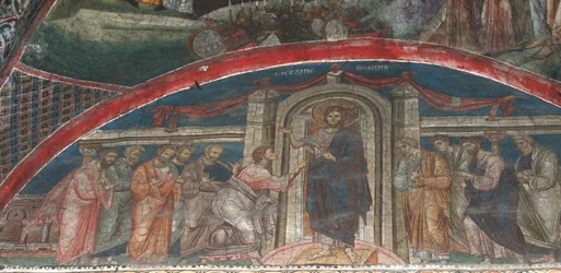 A Incredulidade de Saint Thomas, ca 1350