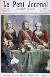 A instalação do Conselho de Estado pelo primeiro cônsul Napoleão, 1799 1902