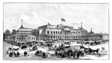 A Exposição Internacional, Dublim, Irlanda, 1865