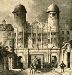 O rei Street Gateway, Whitehall, 1881.