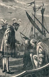 O rei visita Vasco da Gama, 1904