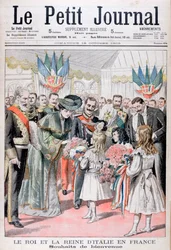 O rei e a rainha da Itália na França, 1903