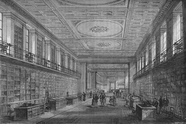 The Kings Library, Londres, 1878