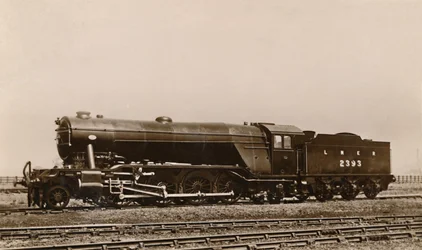 A locomotiva LNER Mikado,.