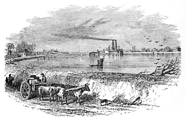 O dique, 1883