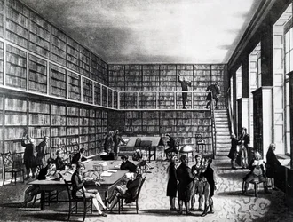 A Biblioteca da Instituição Real, Rua Albemarle