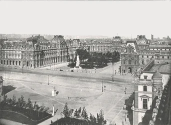 O Louvre, Paris, França, 1895.