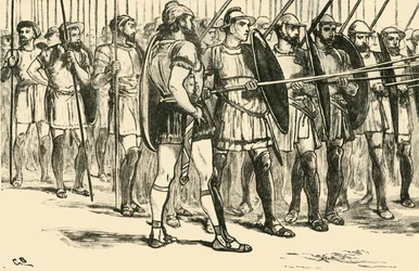 A falange da Macedônia, 1890.