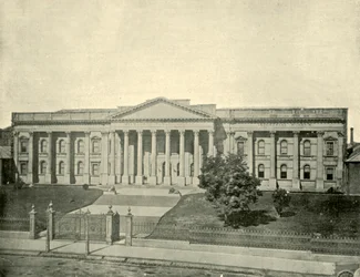 A Biblioteca Pública de Melbourne, 1901.