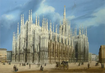Catedral de Milão, década de 1860