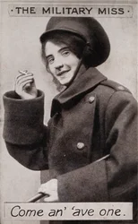 A senhorita militar - venha um av um., C1914