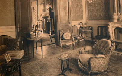 O escritório de ministros na Embaixada de Cuba em Bruxelas, Bélgica, 1927.