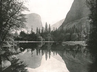 O Lago Mirror, vale de Yosemite, EUA, 1895.