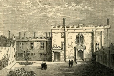 O mosteiro de São João de Jerusalém, Clerkenwell - a capela do sul, c1872.