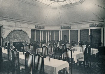 O quarto Morris no Clarion Café, Manchester, c1911