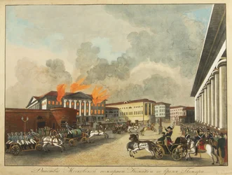 Os bombeiros de Moscou, 1810