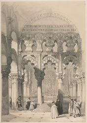 A mesquita, Córdoba, 1800.
