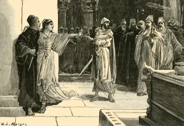 A mãe de Cyrus, salvando sua vida, 1890.