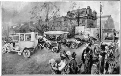 O Salão do Automóvel de Olympia, Londres, 1905