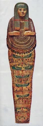 O caso Múmia de uma sacerdotisa de Amon-Ra, datada de 1600 aC, c1935