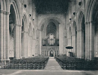 The Nave, Catedral de Ripon, 1904