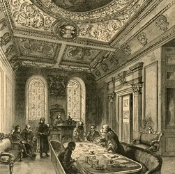 O Antigo Tribunal de Vereadores, Guildhall, 1897.