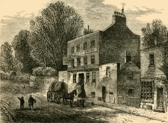 O Old Crown Inn, Highgate, 1830, c1876.