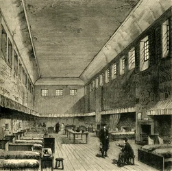 O antigo dormitório em 1840, 1881.