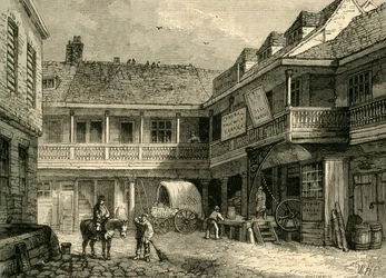 O Old Tabard Inn, c1878.