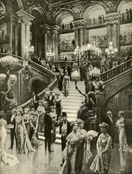A ópera em Paris, 1910.