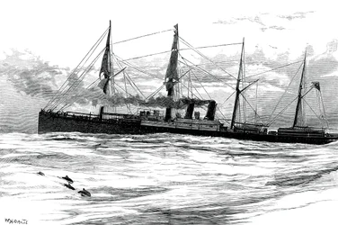Navio a vapor Orient Company, empresa de navegação a vapor Orient, c1880