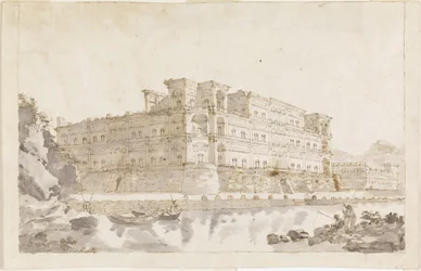 O Palácio de Donn &39;Anna em Nápoles