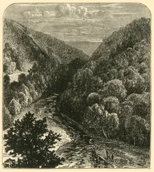 A passagem de Killiecrankie, 1898.