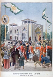 O pavilhão persa na Exposição Universal de 1900, Paris, 1900