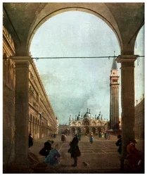 A praça, Veneza, c1756 1956