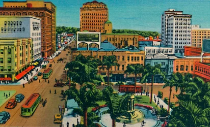 Praça. San Diego, Califórnia, c1941