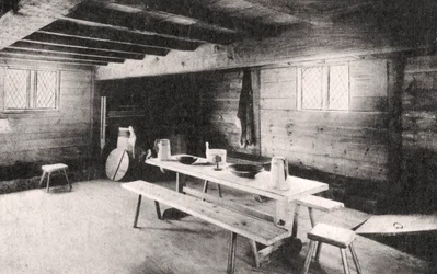 O primeiro posto comercial das colônias de Plymouth, Bourne, Massachusetts, EUA, c1900s