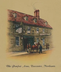 Os braços de Pomfret, Towcester, Northants, 1939