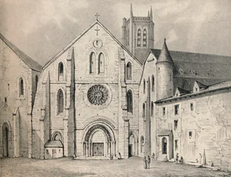O portal da abadia de St. Genevieve, 1915