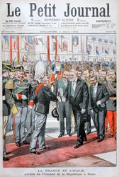 O Presidente da República da França em Roma, 1904