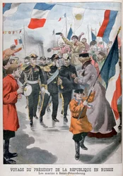 O Presidente da República da França visitando São Petersburgo, Rússia, 1902