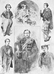 O príncipe de Gales em seus primeiros dias, 1901.