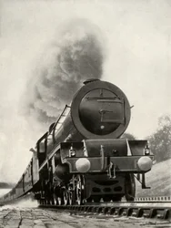 O Princess Royal, um mecanismo expresso do tipo 4-6-2 no sistema LMS, 1935.