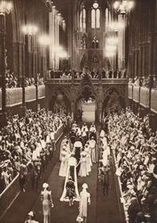 A procissão na abadia, 1937