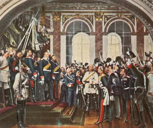 A proclamação do Império Alemão em Versalhes, 18 de janeiro de 1871, 1936