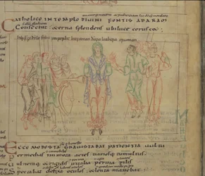 Os Psychomachia por Prudentius, século XI