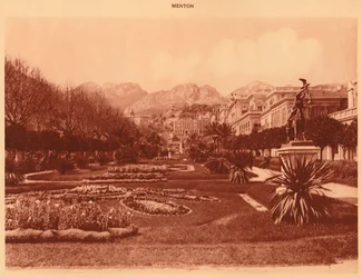 O Jardim Público, Menton, 1930.
