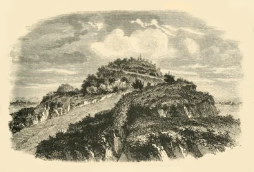 A pirâmide de Cholula, 1890.